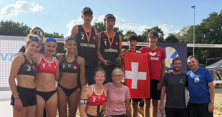 Martin und Livio erfolgreich an Beachvolleyball U18 Qualifikation in NED